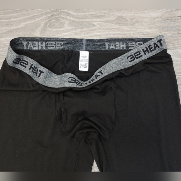 Men's 32 Degrees HEAT Base Layer Pant Black Size Large - Picture 12 of 13